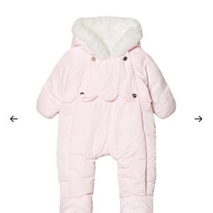 Jacadi Paris pale pink snowsuit, size 12 months